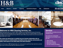 Tablet Screenshot of handbcleaningservices.com